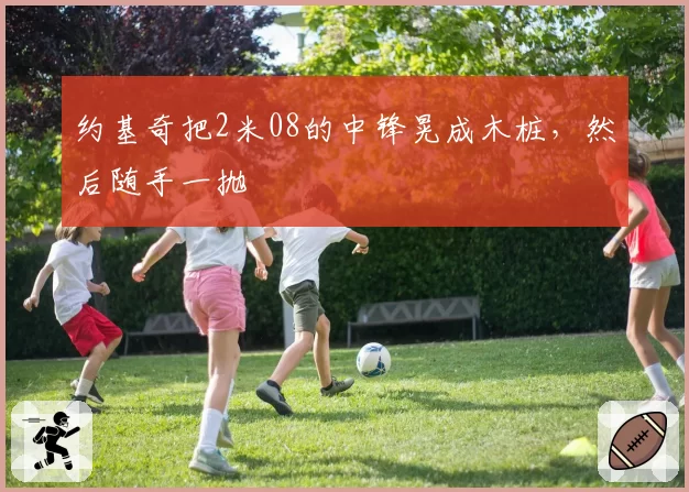 约基奇把2米08的中锋晃成木桩,然后随手一抛