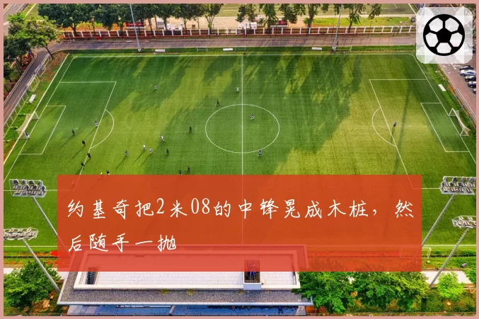 约基奇把2米08的中锋晃成木桩,然后随手一抛
